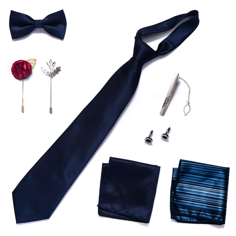 Papion cravată, accesorii pentru bărbați, set de 8 piese, corsaj, broșă, butoni, rochie formală, costum, nuntă și nuntă_voghion.com