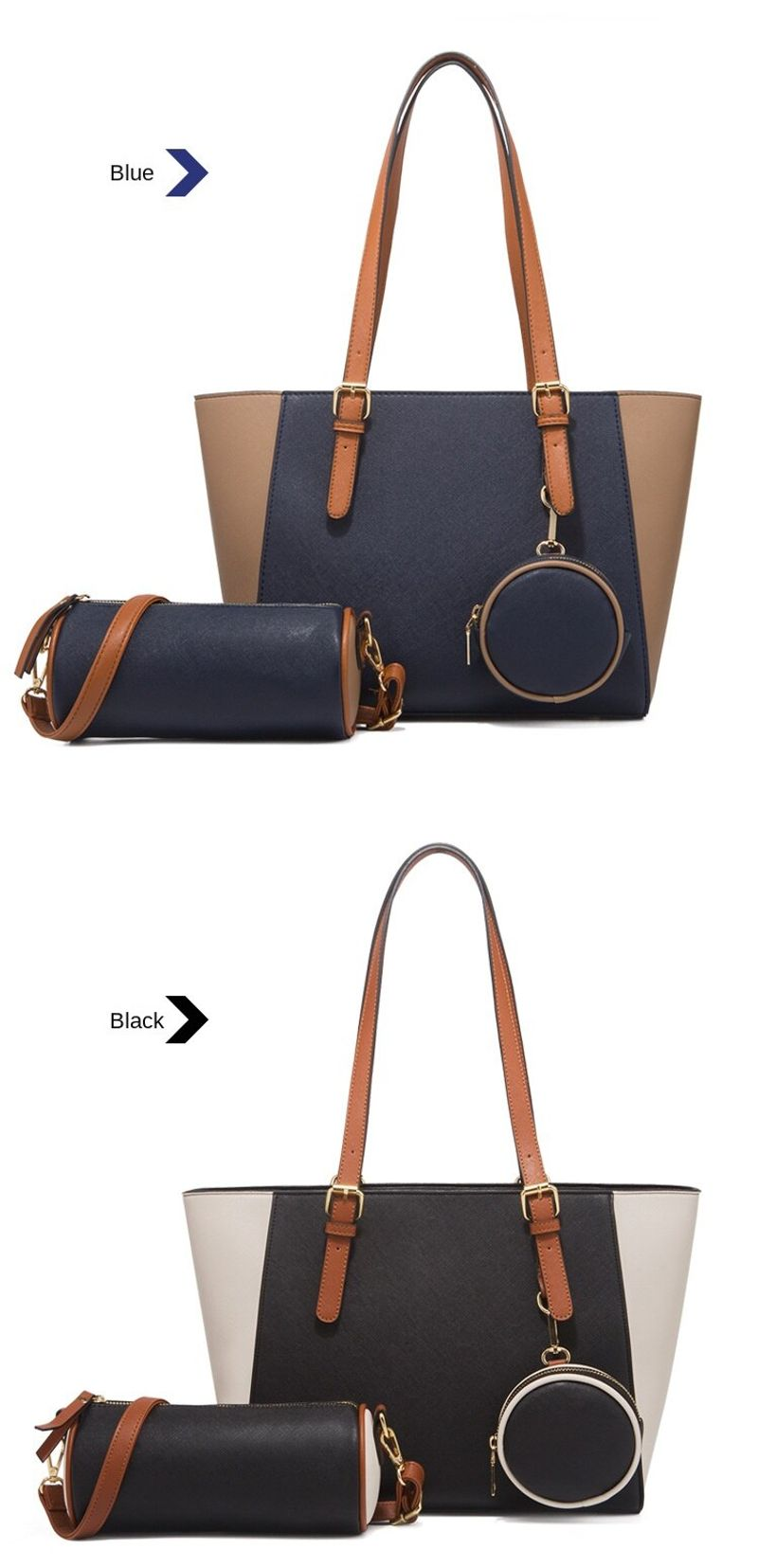 Handtasche Frau Neue Mode Große-kapazität Mutter-in-law Drei-in-one Killer Tragbare Einfache schulter Messenger Tasche_voghion.com