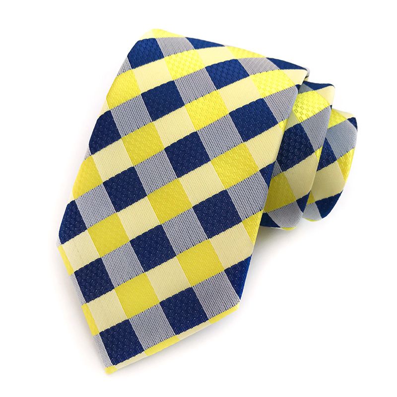2025 Model 8cm Striped Plaid Series Men's Business Office Tie_voghion.com
