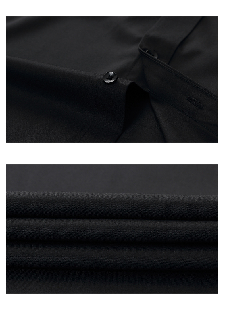 Camicie da uomo a maniche lunghe 2025, abbigliamento formale da lavoro, camicetta sociale, camicie elastiche da uomo, vestibilità slim fit, camicia da uomo_voghion.com