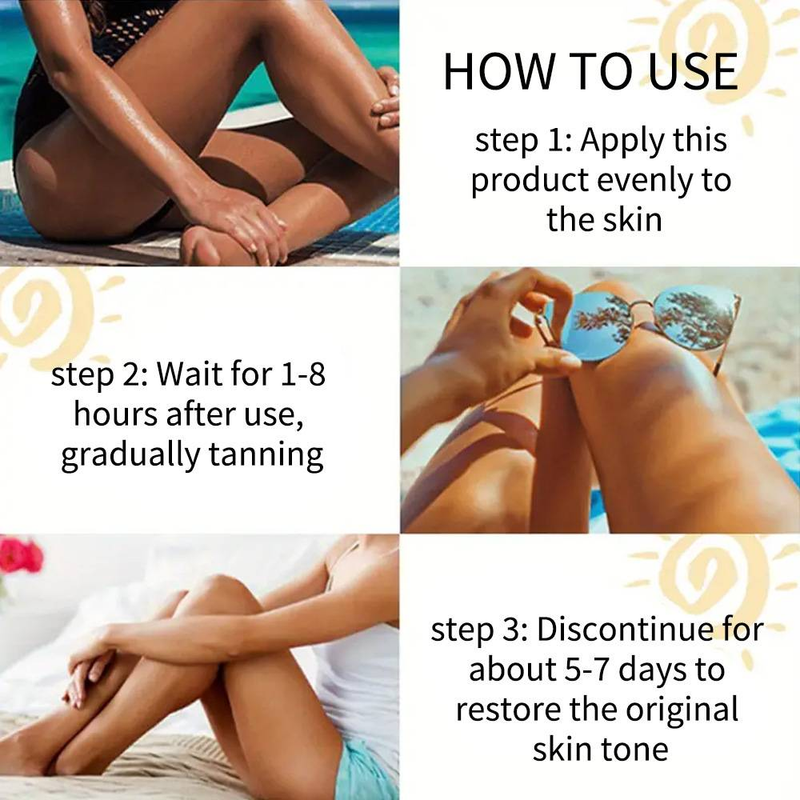 Melocotón Autobronceador, bronceador, hidratante de trigo para piel, cuerpo Crema y gel autobronceador_voghion.com