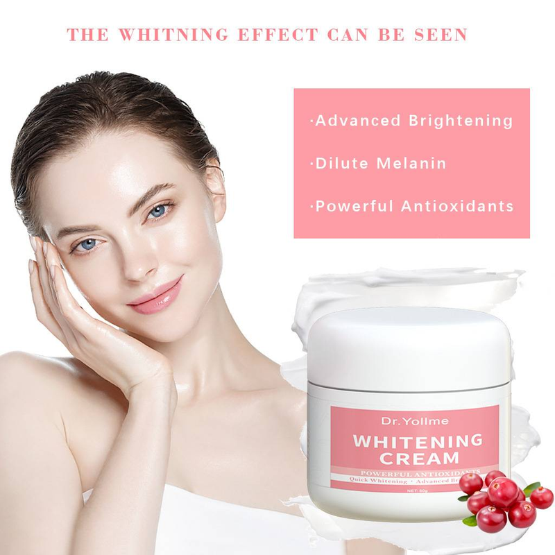 Dr.Yollme Body Whitening Instant Glow Cream – Leichte, feuchtigkeitsspendende und natürlich aussehende Formel für aufhellende Haut_voghion.com