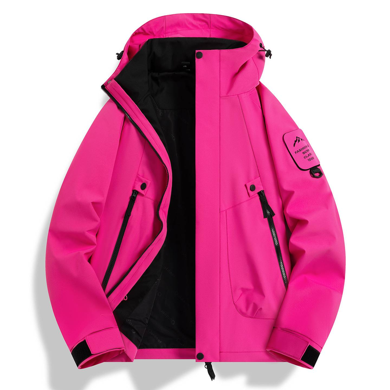 3'ü 1 arada Unisex Dağ Rüzgarlığı Ceket - Çıkarılabilir Polar Astar, 3000 mm Su Geçirmez ve Nefes Alabilir, Yürüyüş, Kayak ve Açık Hava Maceraları İçin_voghion.com