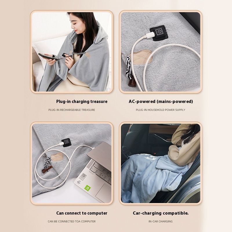 Premium Flannel Electric Heating Blanket With 3 Heat Settings, Fast Warming, Auto Shut-Off – Soft Wool Blend For Back, Neck & Full-Body Comfort_voghion.com