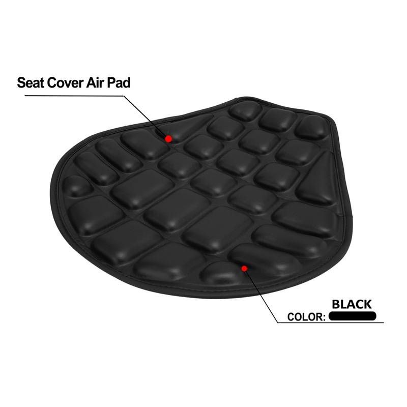 Universal Motorcycle Seat Air Cushion Pad - Comfort Upgrade For Off-Road & Adventure Bikes, Non-Slip & Breathable Design, Fits Most Models_voghion.com