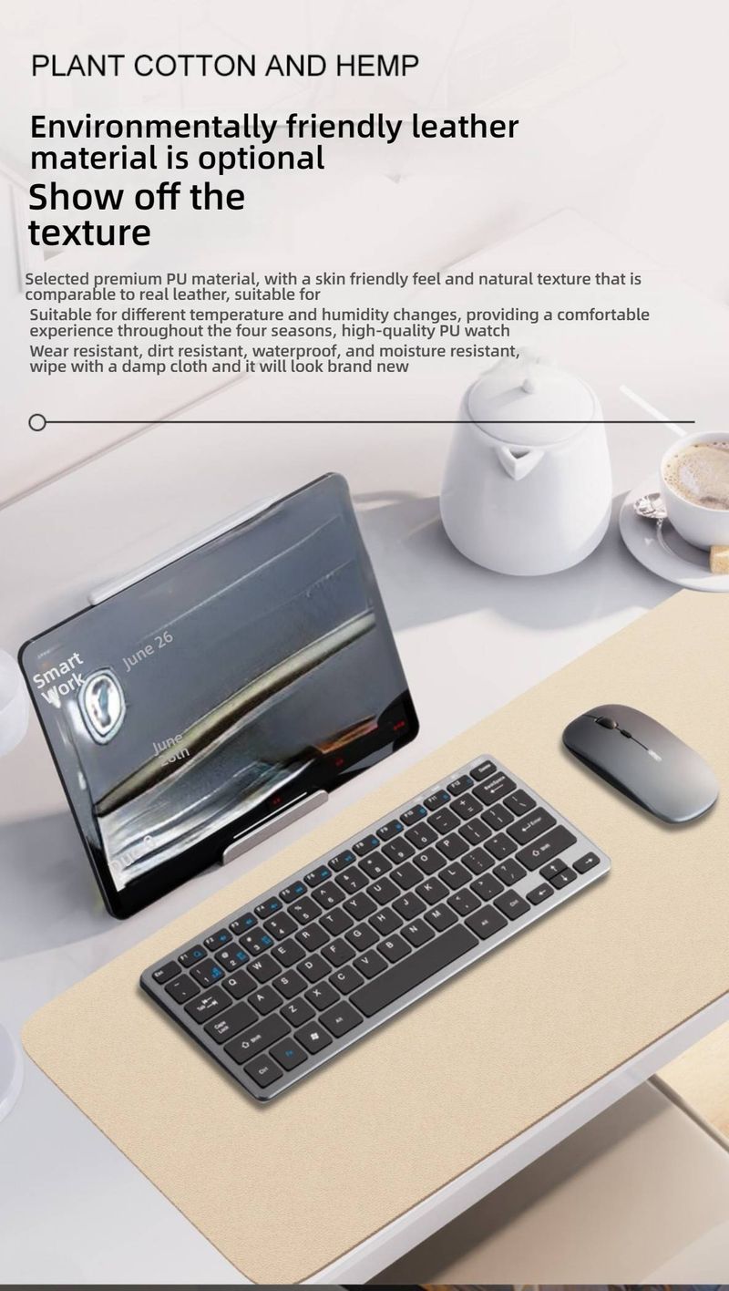 Heated Mouse Pad & Desk Mat – Large Warming Pad For Office & Study (80x40cm, 3 Heat Levels, Waterproof Surface, USB-Powered, Non-Slip Base)_voghion.com