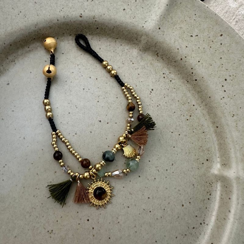 Tibetan Style Ethnic Handmade Bracelet Niche Design Versatile Rope For Scenic Spots_voghion.com