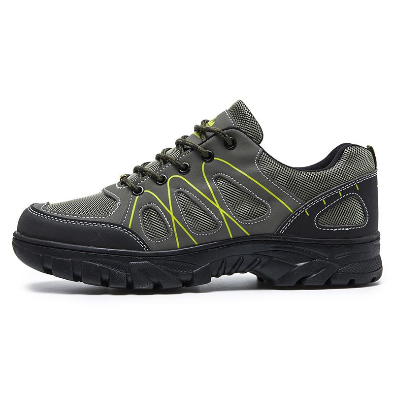 Chaussures de sport décontractées en maille respirante pour homme, semelles épaisses et résistantes à l'usure_voghion.com