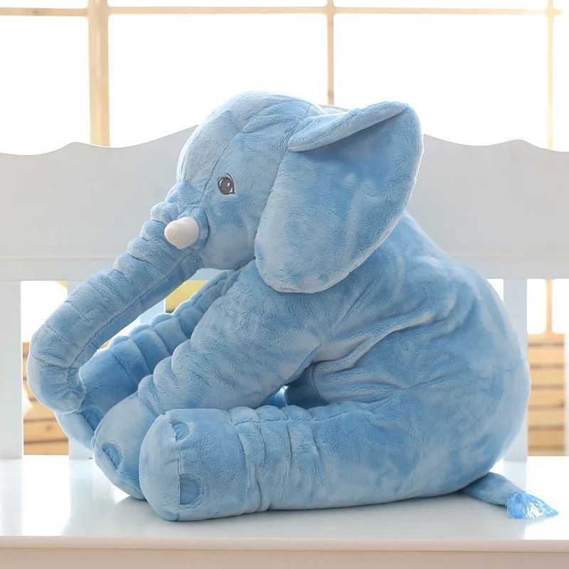Adorable Baby Soft Plush Long Nose Elephant Sleep Pillow For And Kids Newborns_voghion.com