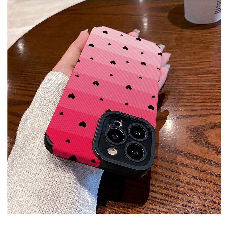Red Heart 11 14 Phone Case 13 For Women IPhone 12 Compatible 6s/8 Plus New Pro Max_voghion.com