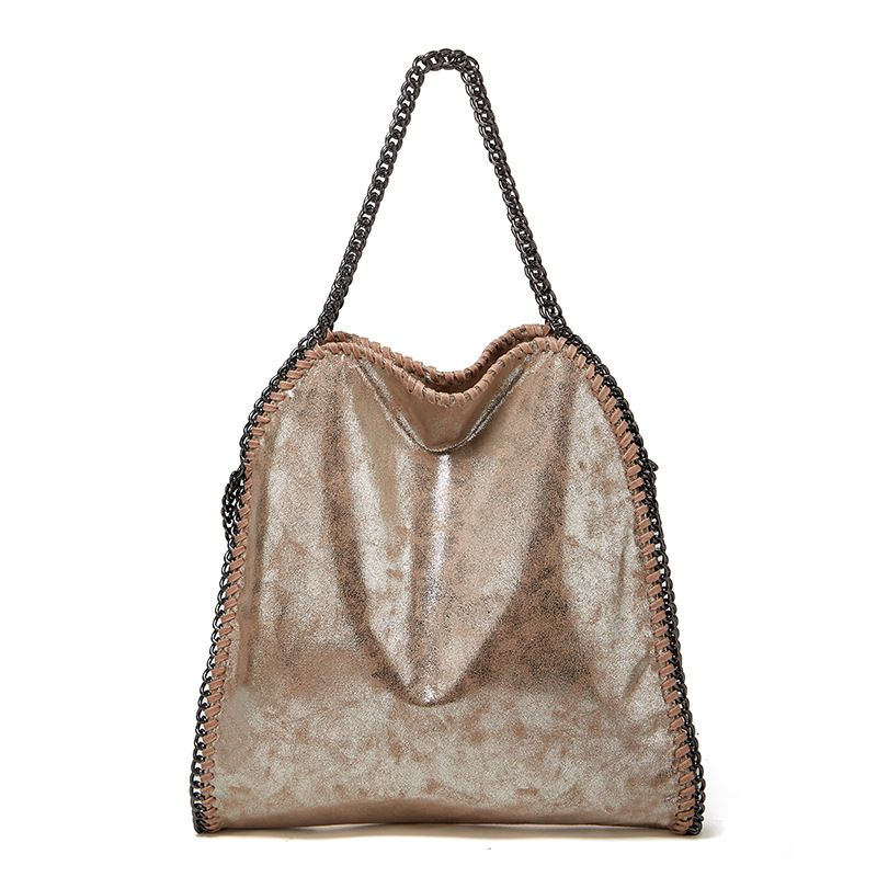 Genți Vintage Nou Mare Stella Stack Lanț Portabil Umăr Geanta Femei Moda Europeană Și Americană M Același Stil_voghion.com