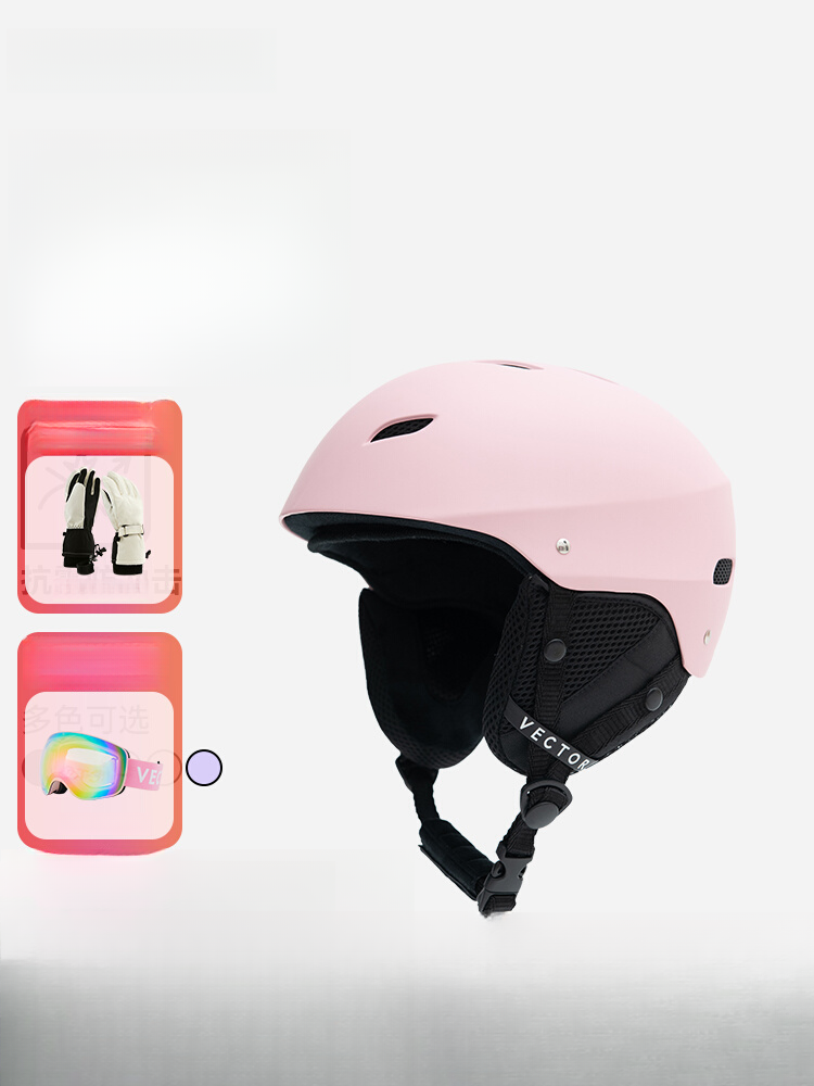 VECTOR Ski Women, Breathable Anti Collision Skiing Equipment For Adults, Men's Protective And Warm Snow Helmet_voghion.com