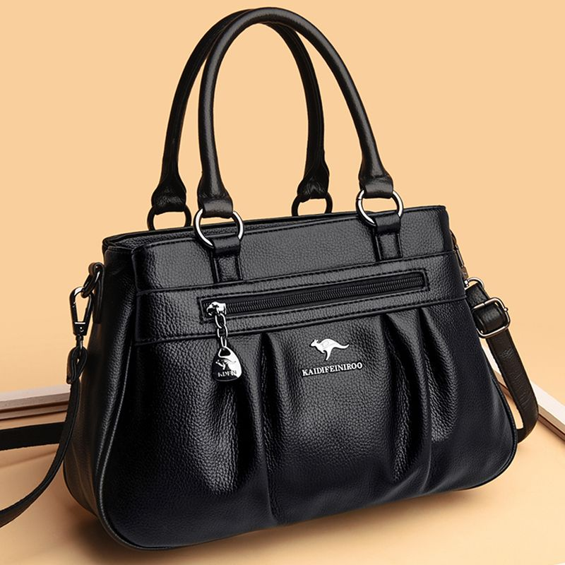 Borse da donna, borse a mano in pelle a 3 strati, borse a mano di grande capacità, borse a tracolla vintage con manico superiore_voghion.com