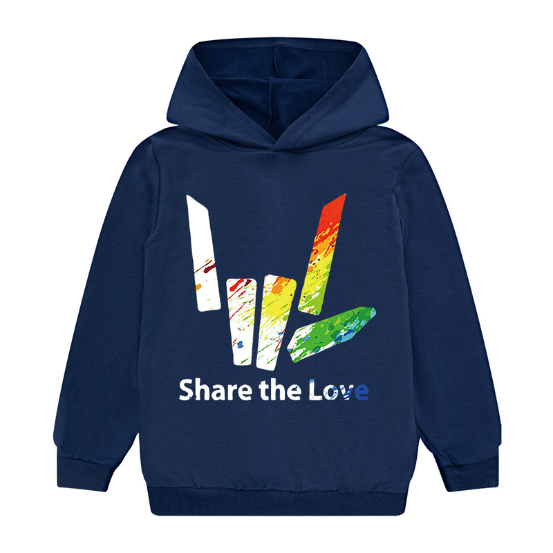 Gyerek kapucnis pulóver tavaszi és őszi rajzfilm mintával_voghion.com