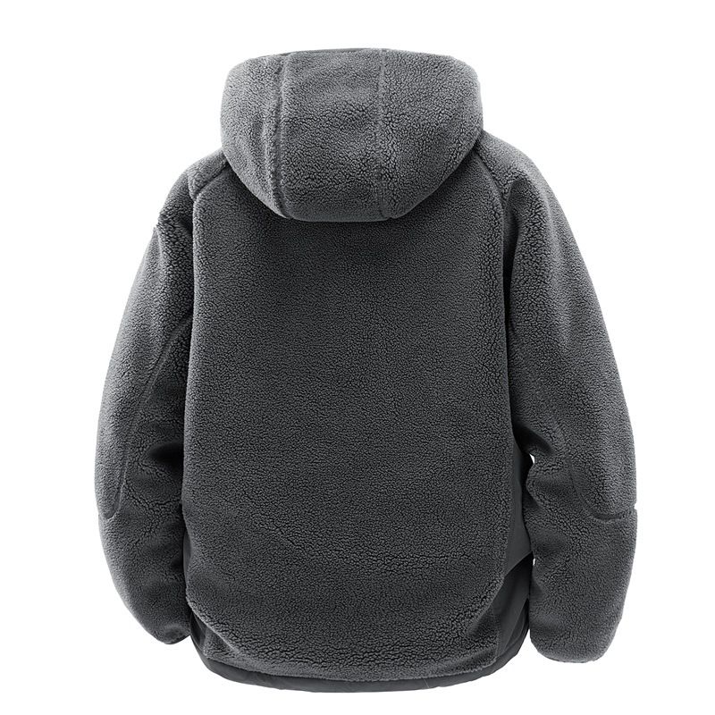 Ropa de algodón nueva lana de cordero ropa gruesa chaqueta de algodón de plumón de invierno para hombre tendencia de ropa exterior_voghion.com