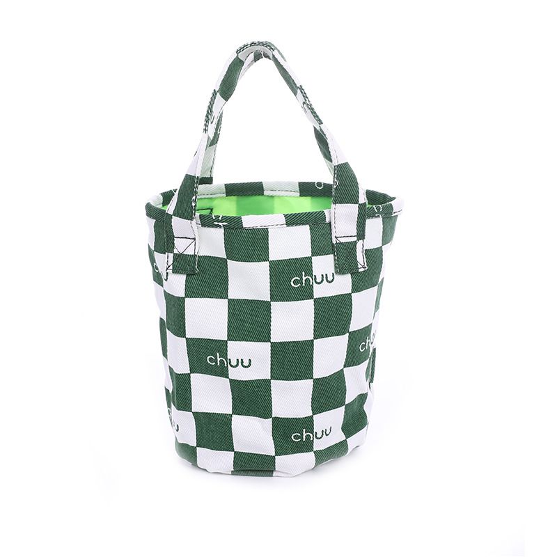 Borsa da donna in tela con tracolla, impermeabile e a quadri, per abbigliamento e accessori_voghion.com