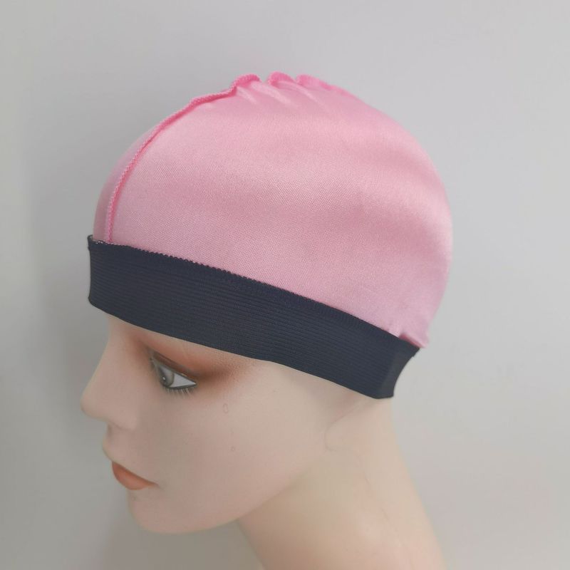 Unisex glatt silke bølgehette for menn Silkemyk Durag elastisk myk pustende silke har god komprimerbarhet_voghion.com
