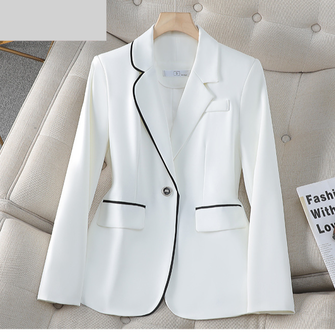 Women's Clothing new busalong women's long sleeved professional small suit formal wear women's jacket work clothes 9677_voghion.com