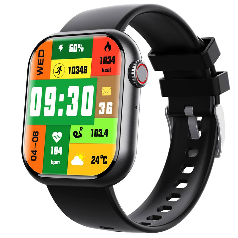 Smartwatches Bloedsuiker Smartwatch Urinezuur Bloedlipidenmonitoring Hartslag Bloeddruk Bloedzuurstof Lichaamstemperatuur Bluetooth-belhorloge_voghion.com