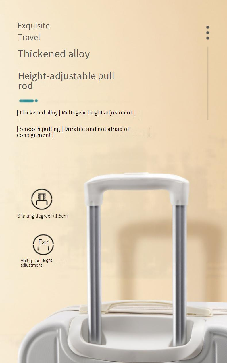 Luggage High Value Suitcase 20 Inch Trolley Suitcase Large Capacity 24 Inch Anti Fall Universal Wheel Zipper Luggage_voghion.com