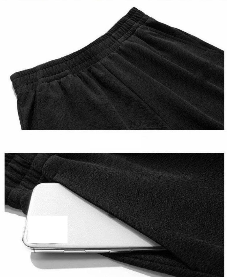 Men's Clothing Shorts Men's Summer Thin Korean Loose Large Size Casual Versatile Beach Pants Stretch Fitness Sports Pants_voghion.com