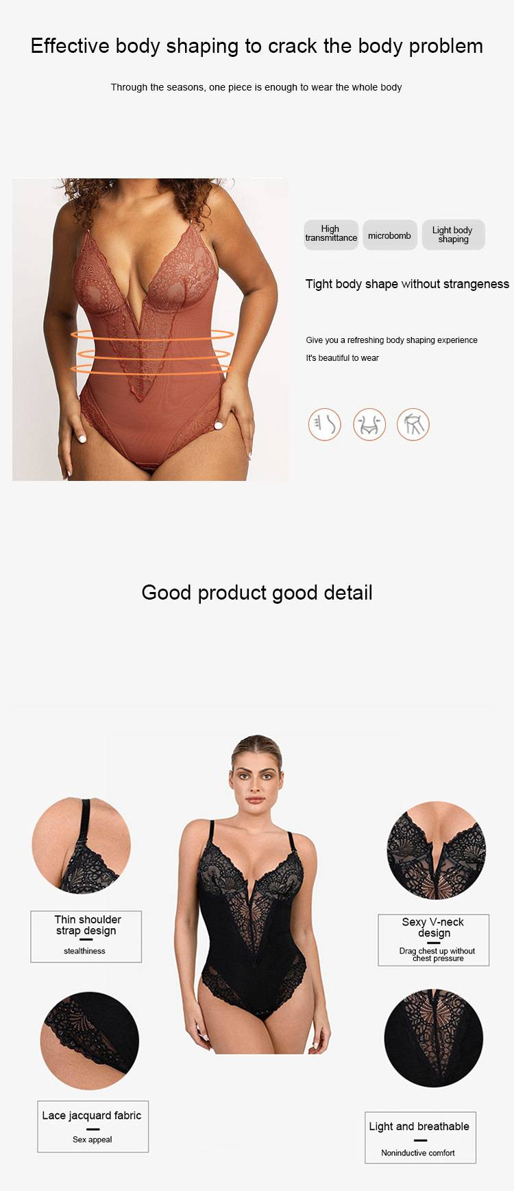 Body Shaping Clothing Body Shaping Abdomen Shaping Waist Strap Seamless One Piece Jumpsuit_voghion.com