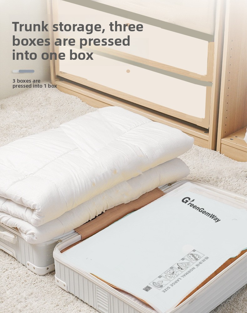 Premium vacuüm opbergzakken – ruimtebesparende compressiezakken voor dekens, kleding en reizen (PET+PE materiaal handgerolde compressie, luchtdichte sluiting)_voghion.com