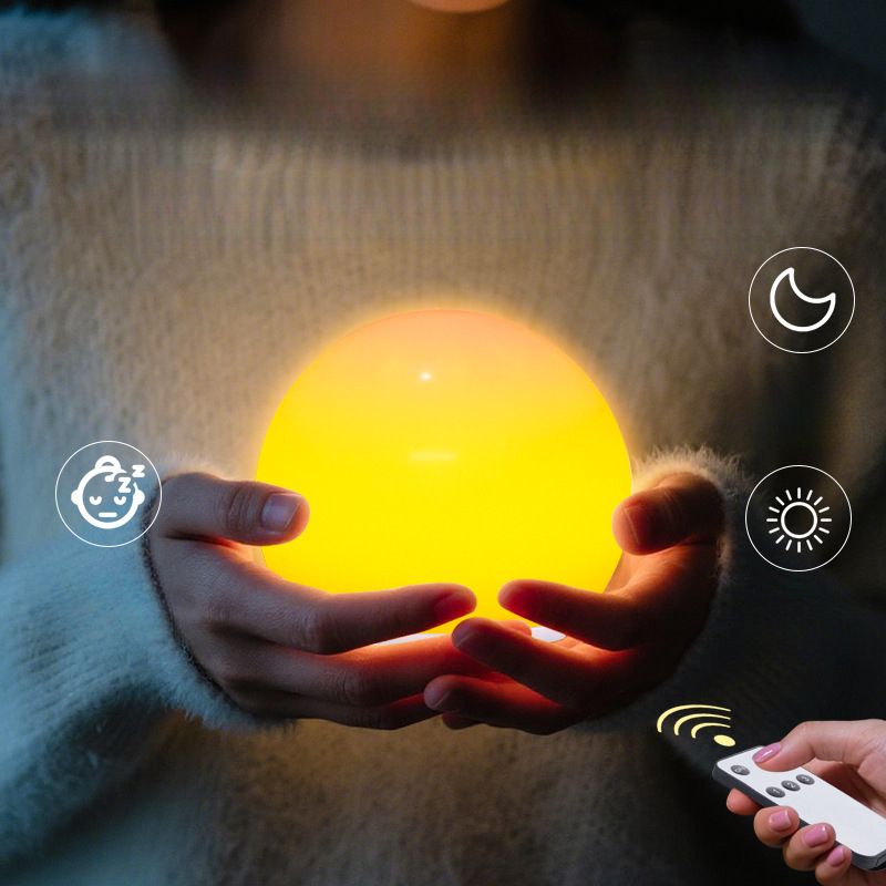 Campingzelt-Beleuchtung für stimmungsvolle Sonnenuntergangsatmosphäre, tragbar, USB-wiederaufladbar, für den Außenbereich, superhelle Notbeleuchtung für Camping._voghion.com