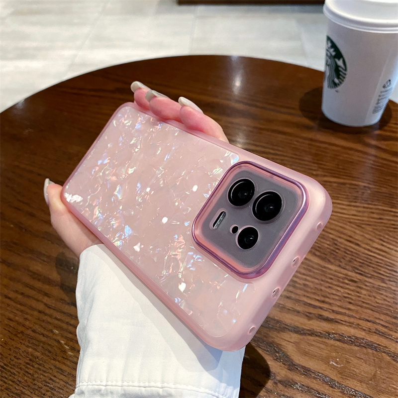 Fashion Laser Shell Pattern Phone Case For Xiaomi 13 Pro 12 12X 11 Lite Silicone Soft Camera Protection Shockproof_voghion.com