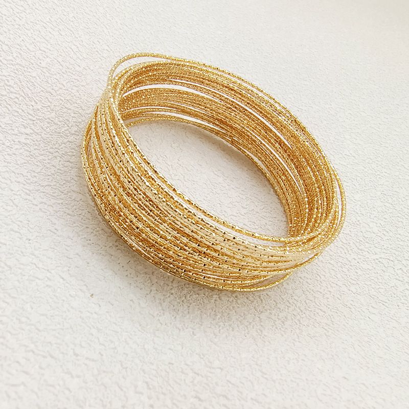 Lot de 30/50 bracelets multi-boucles ultra-fins style gypsophile bohème hip-hop indien_voghion.com