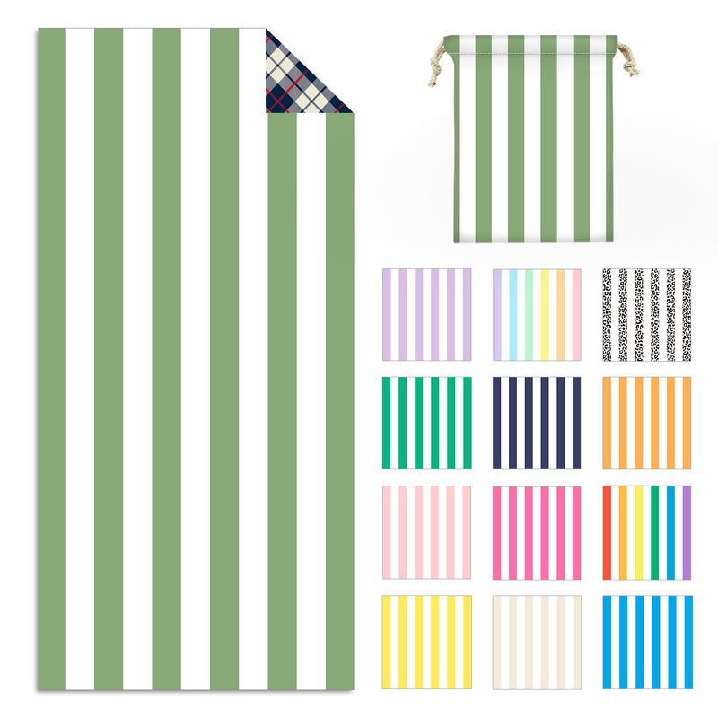 Microfiber Sand Free Beach Towel Thin Quick Dry Super Absorbent Lightweight Towels For Travel Sports Pool Swimming Bath Camping Yoga_voghion.com