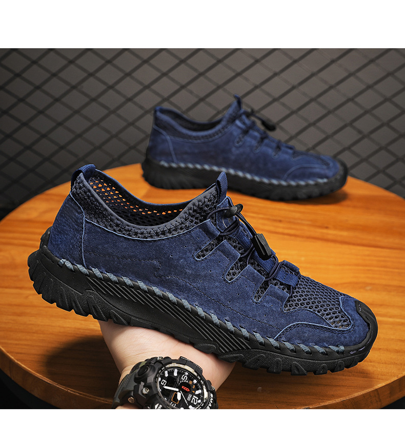 Merk alternatieve zomer stijl mat echt varkensleer mesh duurzame slip-on sport ademende heren casual schoenen_voghion.com