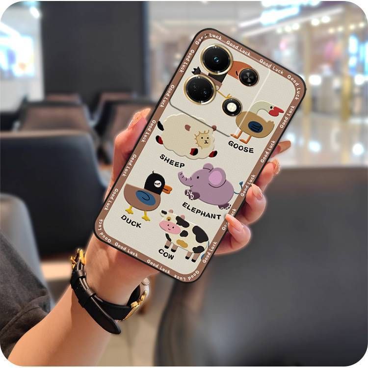 TechGlobe compatibile con Infinix Note30 VIP/X6710 Custodia per telefono rossa con bordo completo per uomini e donne, divertente e creativa._voghion.com