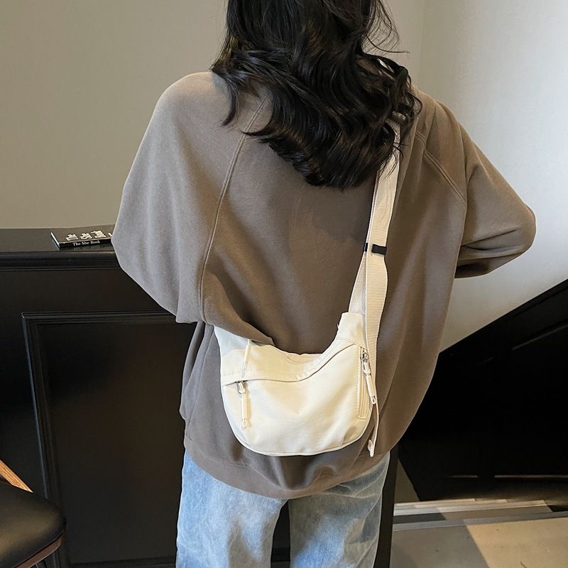 Borsa a tracolla elegante, giovanile, di alta qualità, estiva, semplice, casual, impermeabile, in tessuto Oxford, modello Dumpling, 2025_voghion.com