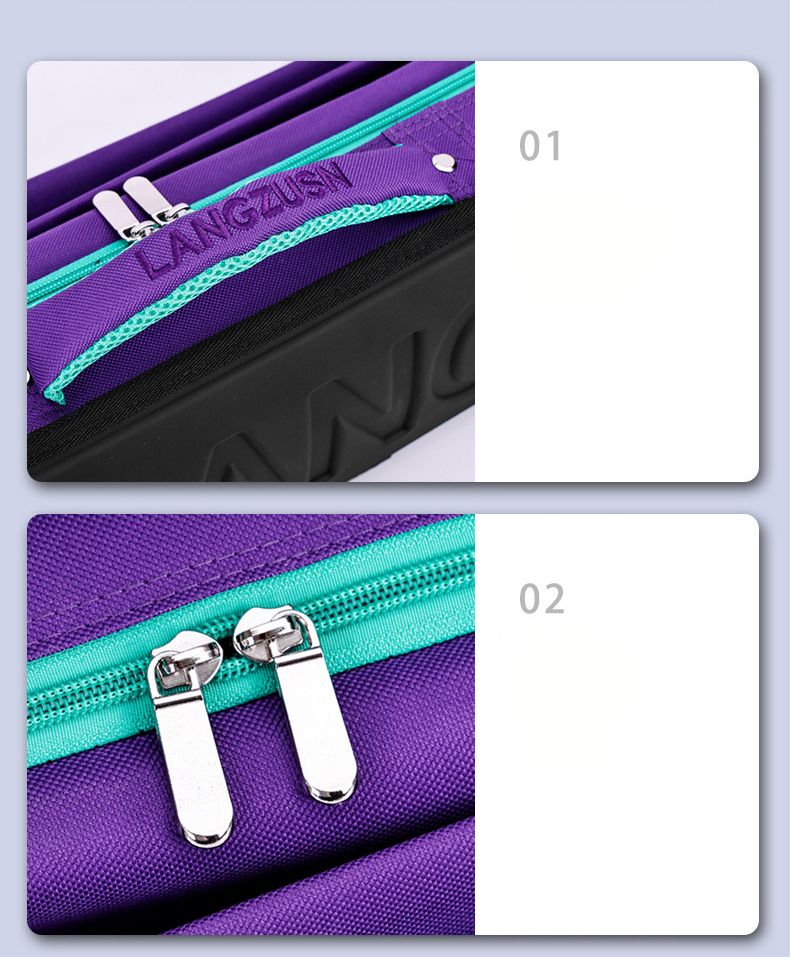 Cross-Border New Model Billiard Large Head Nine Ball 1/2 Cue Set Storage Sports Bag Multifunctional Table Tennis_voghion.com