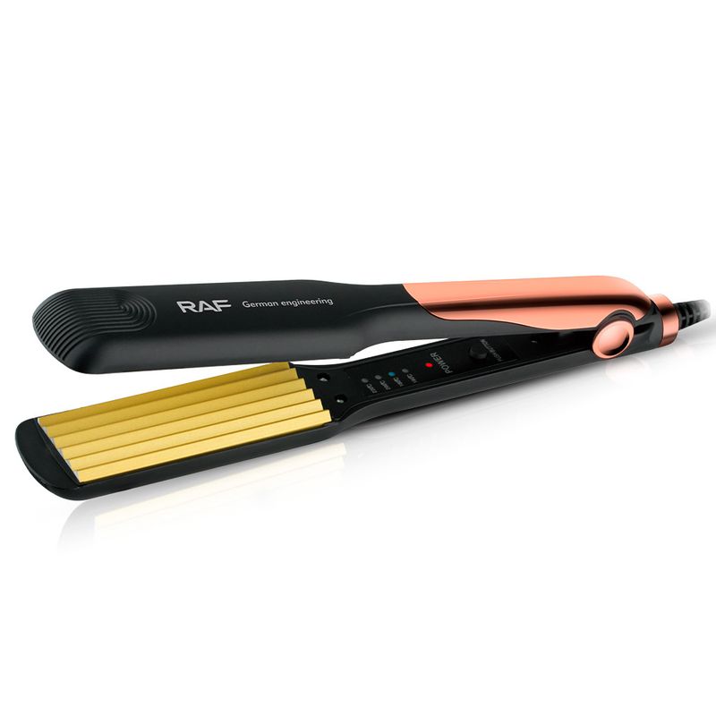 Ferro arricciacapelli per lo styling dei capelli, piastra volumizzante per le radici, standard UE RAF, ioni negativi, per uso domestico_voghion.com