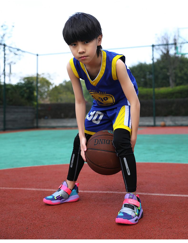 Mutter & Kinder Jungen Basketballschuhe Mesh Atmungsaktiv Professionelle Praktische Trainingsschuhe_voghion.com