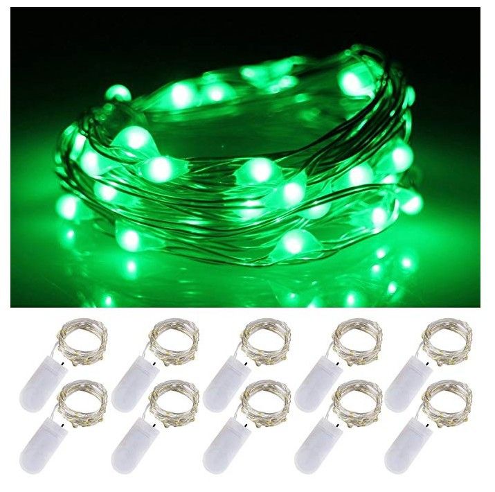 LED Cake Bouquet Box Decoration Light Strip Small Colorful Button Copper Wire String Lights Gift_voghion.com