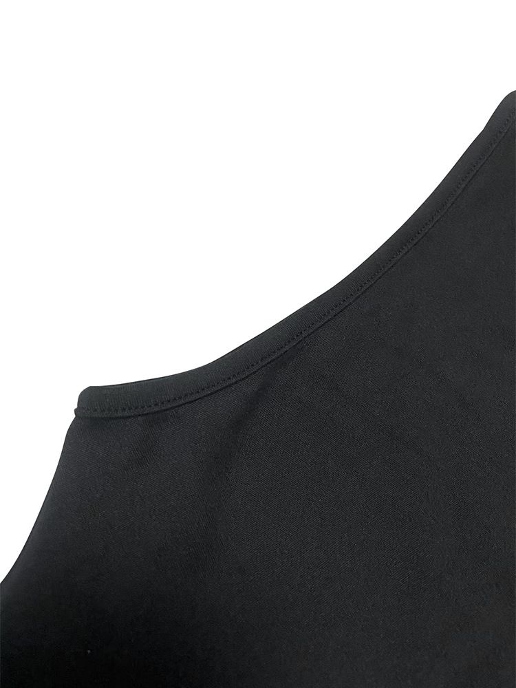 Nuovo abito plissettato a maniche lunghe lavorato a maglia, gonna lunga, elegante, sottile, versatile, alla moda_voghion.com