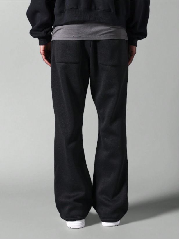 Herenkleding Wijde pijpen Broeken Joggingbroeken Losse sport Effen kleur Veelzijdige casual Joggingbroeken_voghion.com