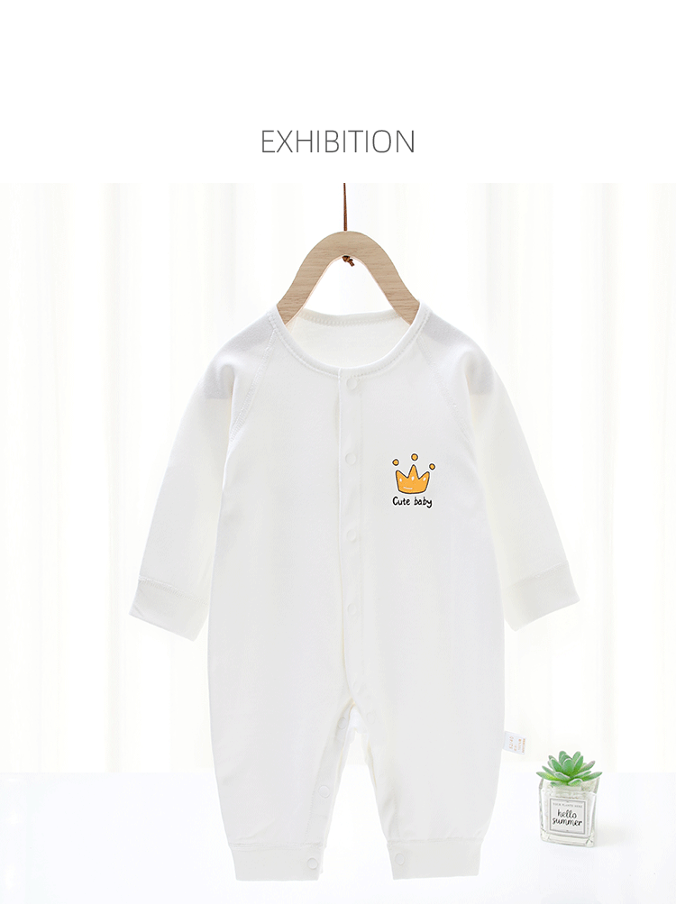 Baby Onesie Autumn Undergarments Cotton Long-sleeved Boys And Girls Baby Clothing Crawl Clothes Newborn Clothes_voghion.com