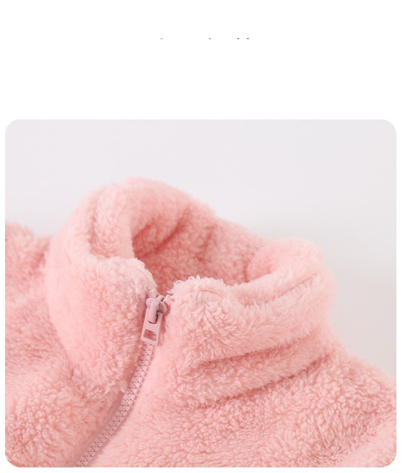 Conjunto de ropa de descanso para niños, pijamas gruesos y cálidos de lana de algodón suave y lana para otoño e invierno, para niños y niñas_voghion.com