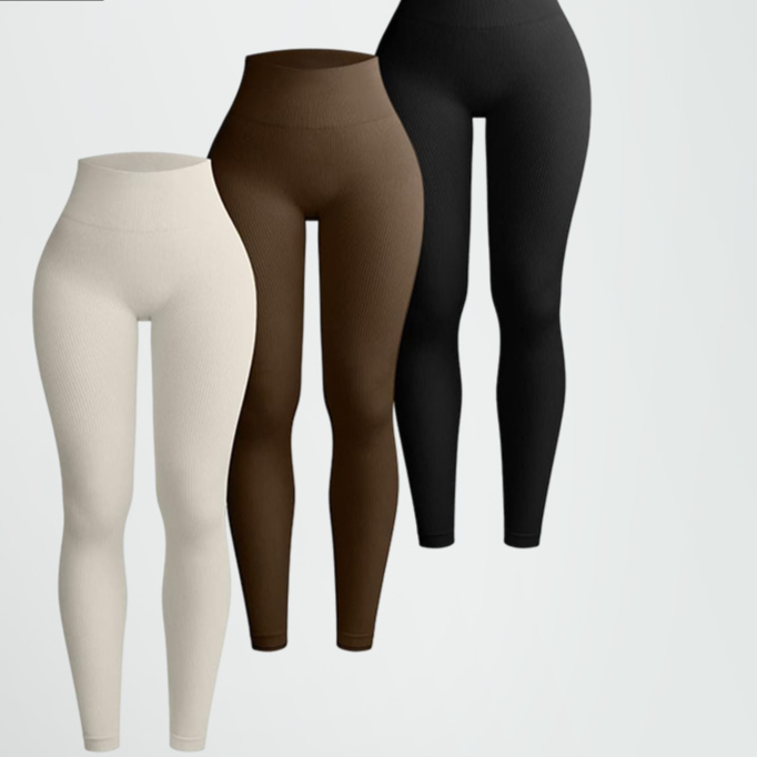 Ropa de mujer Pantalones deportivos ajustados con hilo_voghion.com