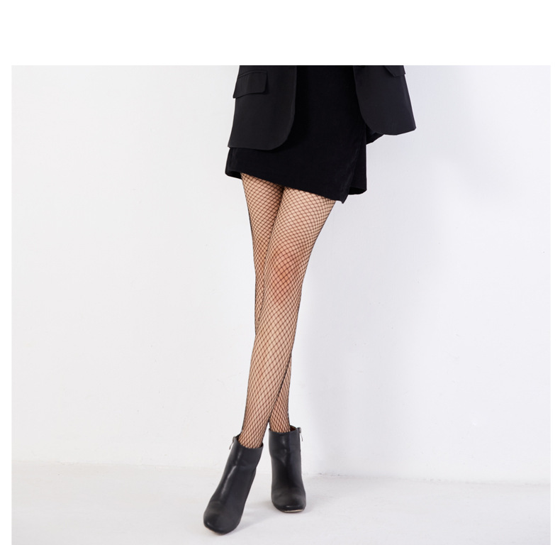 Unisex jk netzstrümpfe schwarz mesh auge strümpfe ausgehöhlt sexy heißer abnehmen lange_voghion.com