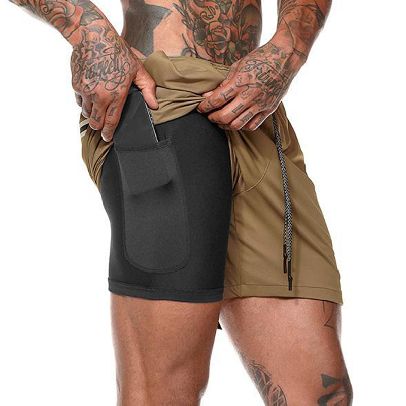 Men's Plus Size Workout Shorts - Breathable Mesh Gym Shorts With Quick-Dry Liner For Squats & Running (Double-Layer Athletic Training Comfortable)_voghion.com
