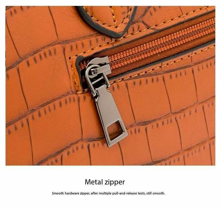 Designer Women's Bags, And Trendy This Year. Crocodile Patterned Carrying Case With Extra Large Capacity. Kelly Bag_voghion.com