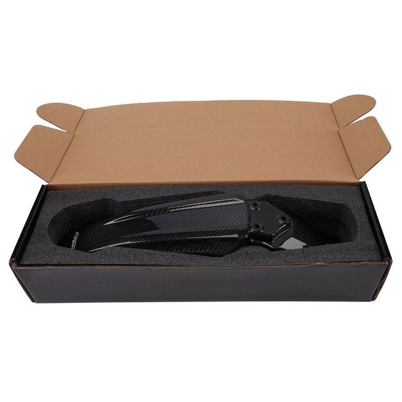 Spatbord van koolstofvezel voor elektrische crossmotoren - lichtgewicht en duurzaam accessoire voor offroad-motoren (49 x 13 x 10 mm)_voghion.com