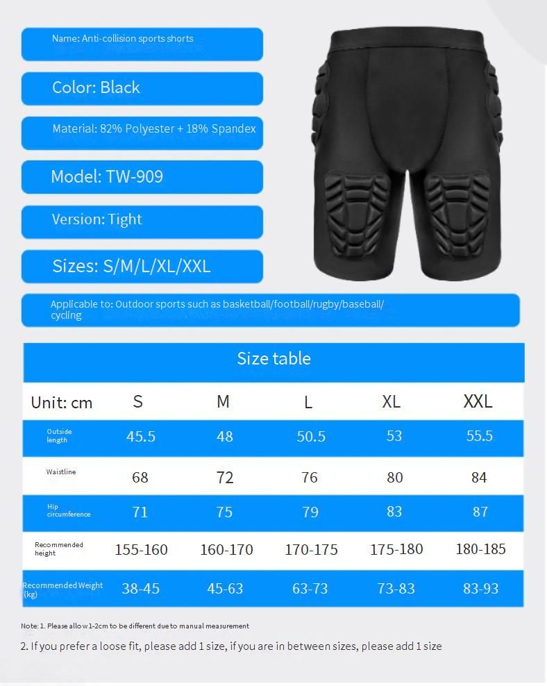 Maglia da portiere da calcio professionale resistente agli urti e attrezzatura protettiva multi-sport – Maglia a compressione a maniche lunghe con imbottitura in EVA a nido d'ape_voghion.com