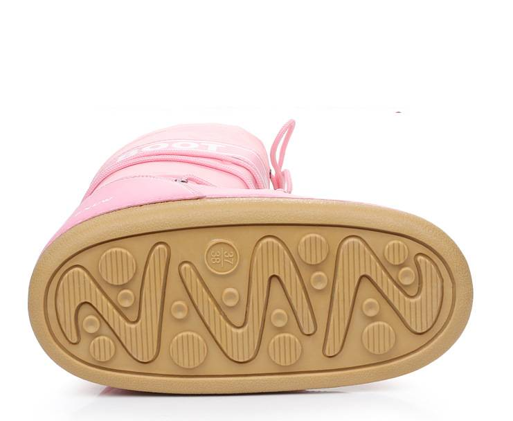 Women's Winter Snow Boots Fashion Round Toe Mid-Calf Waterproof Slip-Resistant Thermal Moon Shoes For Skiing & Outdoor_voghion.com