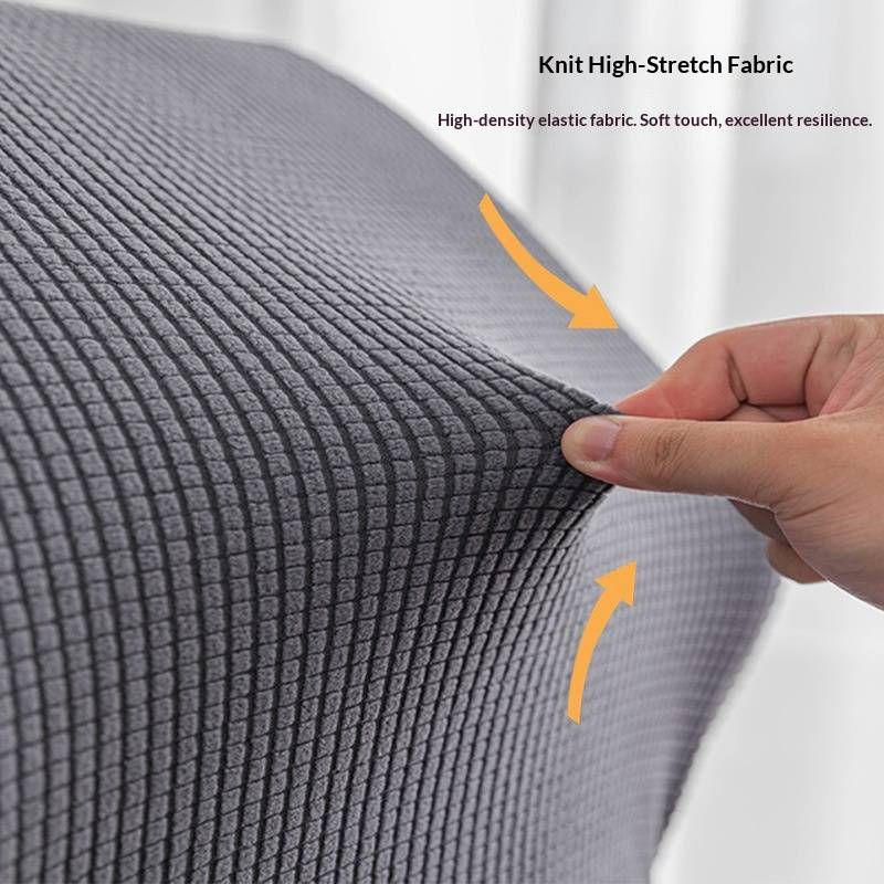 Fodera per poltrona Wingback – Fodera in poliestere elasticizzato con impugnatura antiscivolo, colori moderni e solidi (mais, viola, blu denim e altri)_voghion.com